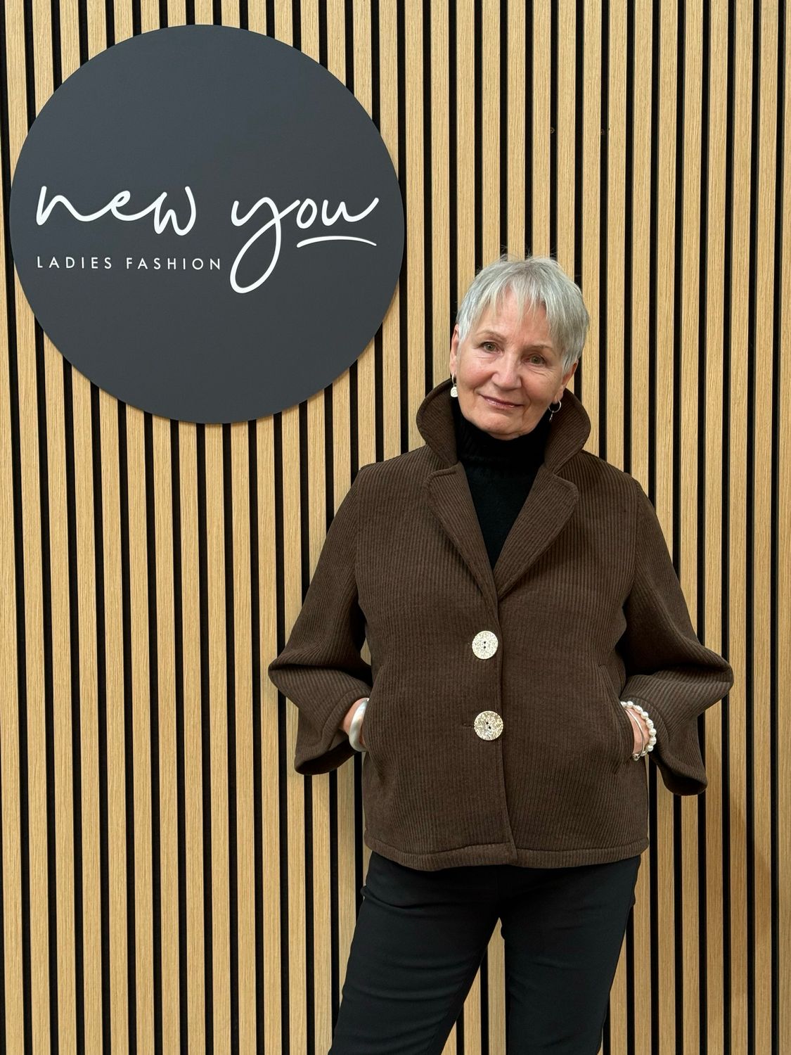 Textured Jacket - Chocolate Brown