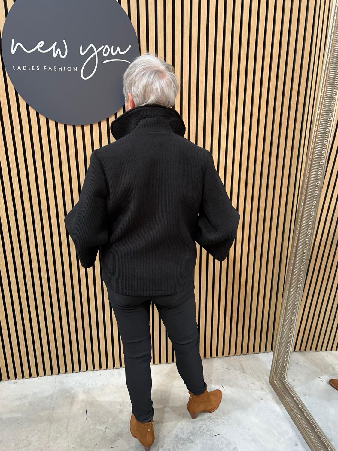 Textured Jacket - Black