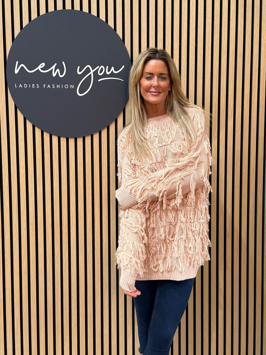 Tassel Knit Jumper - Pink