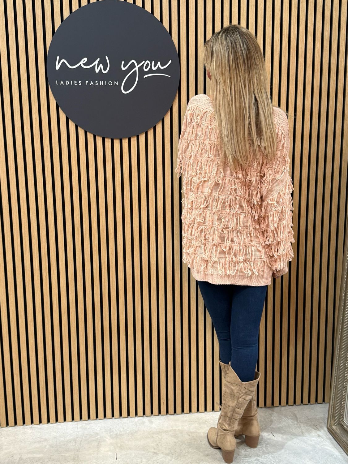 Tassel Knit Jumper - Pink