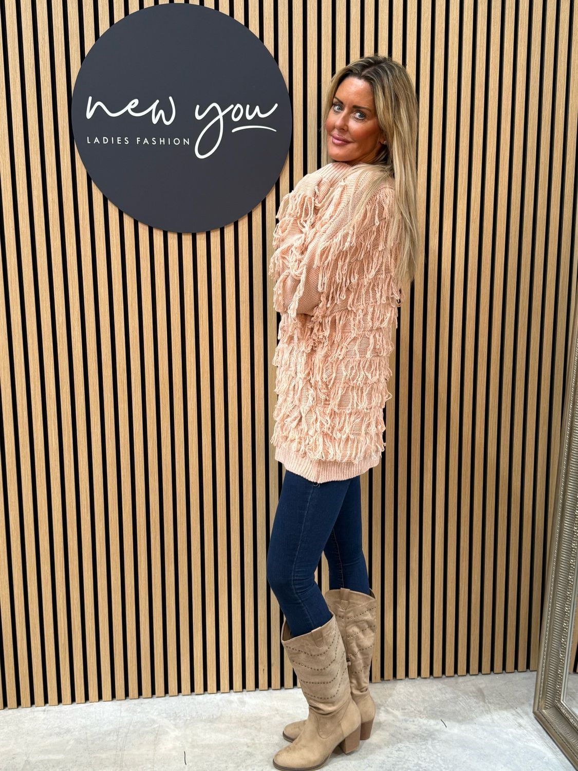 Tassel Knit Jumper - Pink