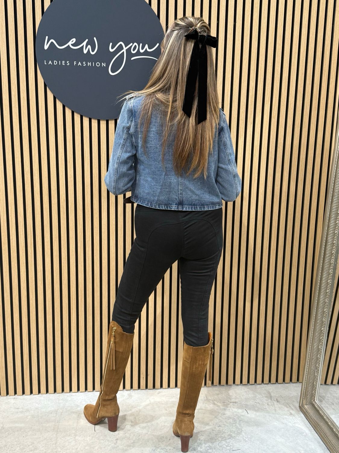 Military Style Denim Jacket