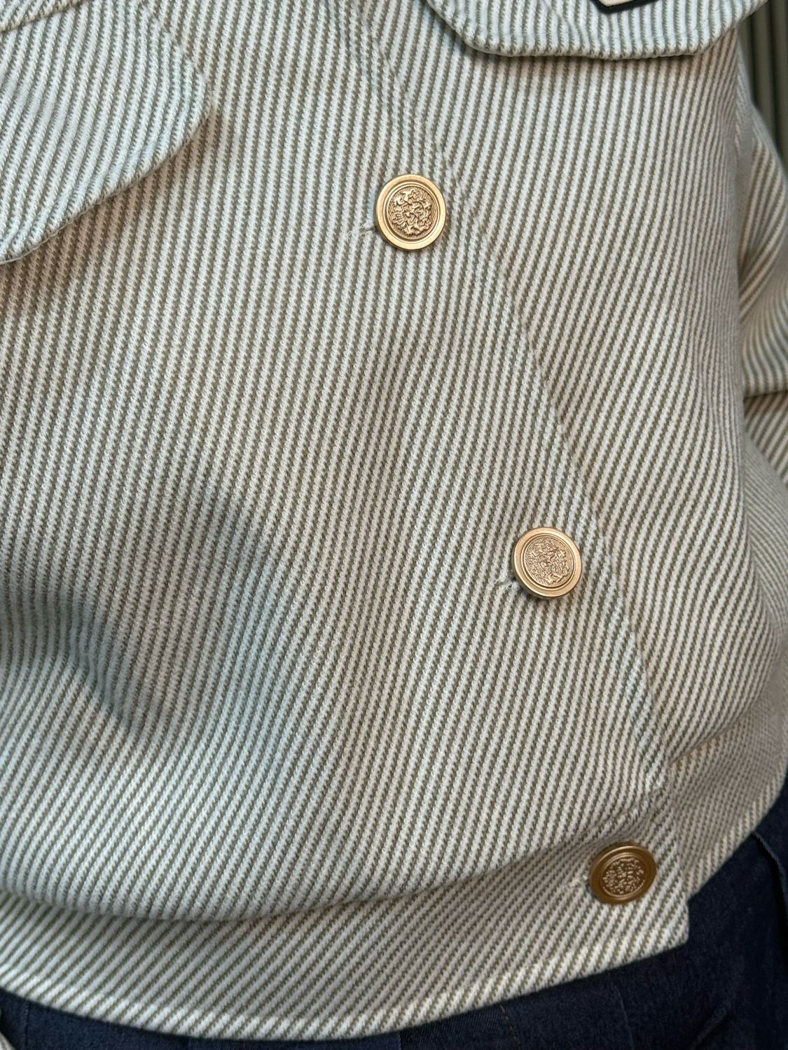 Cropped Jacket - Beige