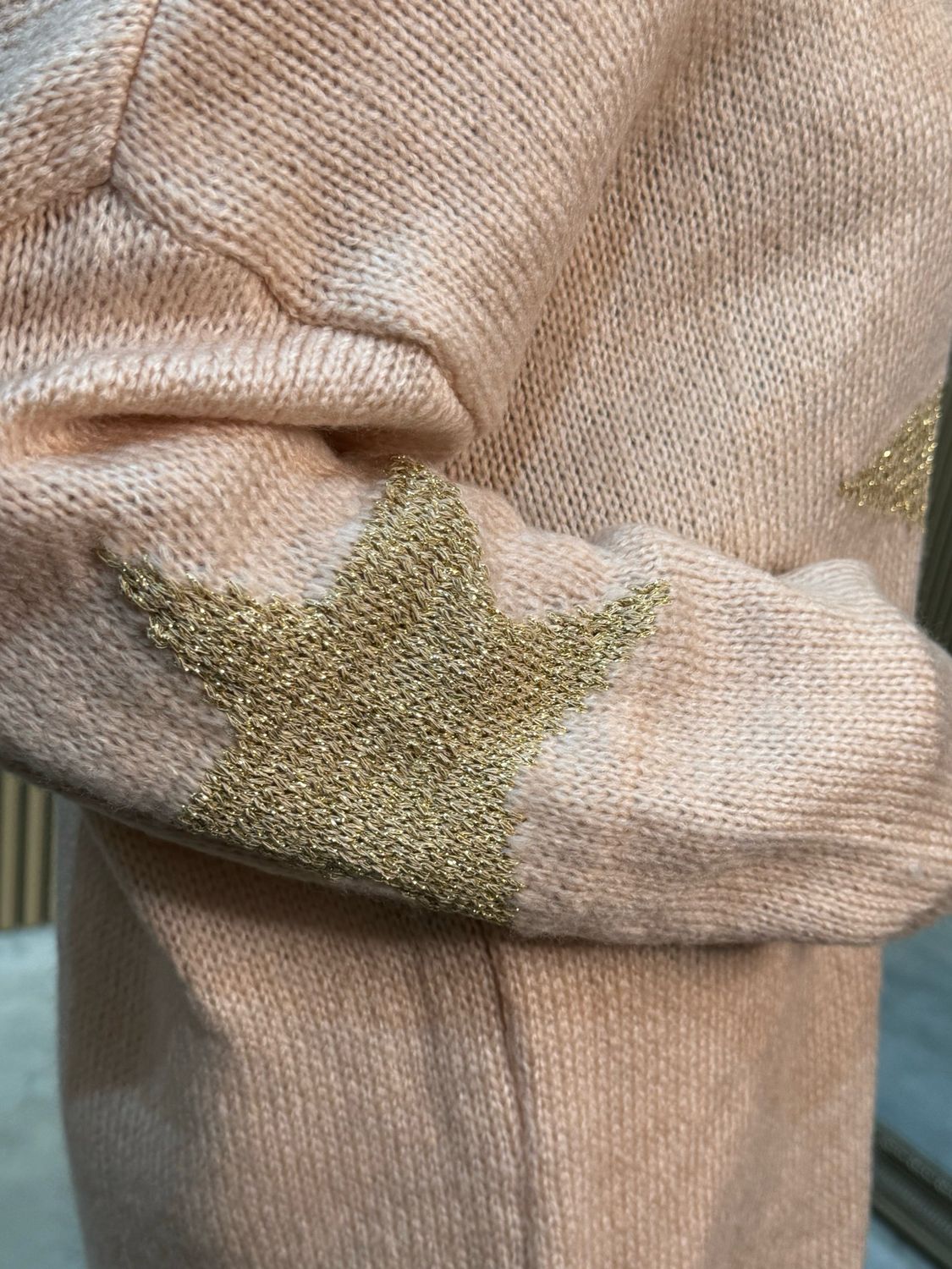 Star Knit Jumper - Pink