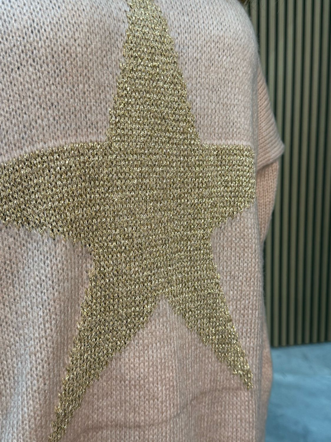 Star Knit Jumper - Pink
