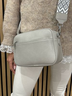 Crossbody Camera Bag - Grey