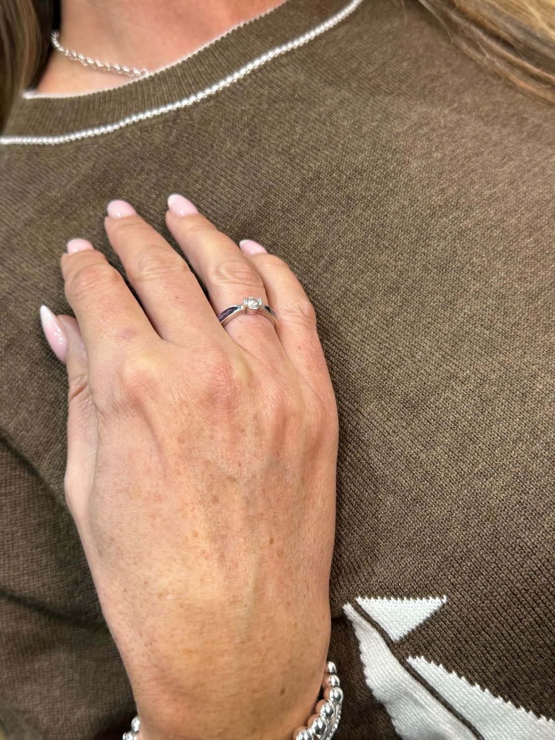 Sailboat Knit Jumper - Brown