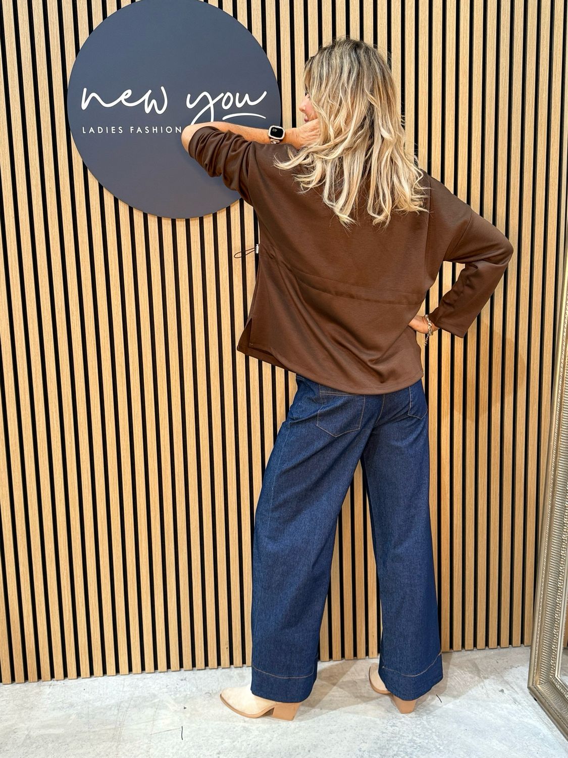 Cara - Zip Front Utility Jumper - Brown