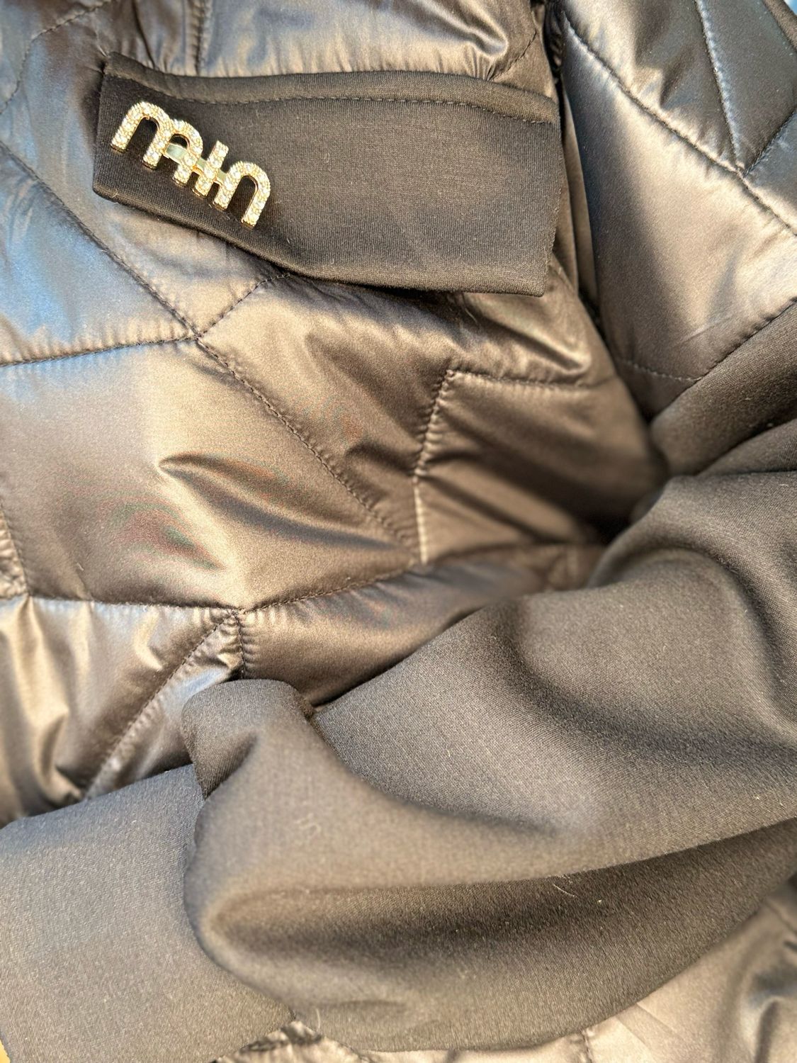 Brooch Quilted Lounge Set - Black