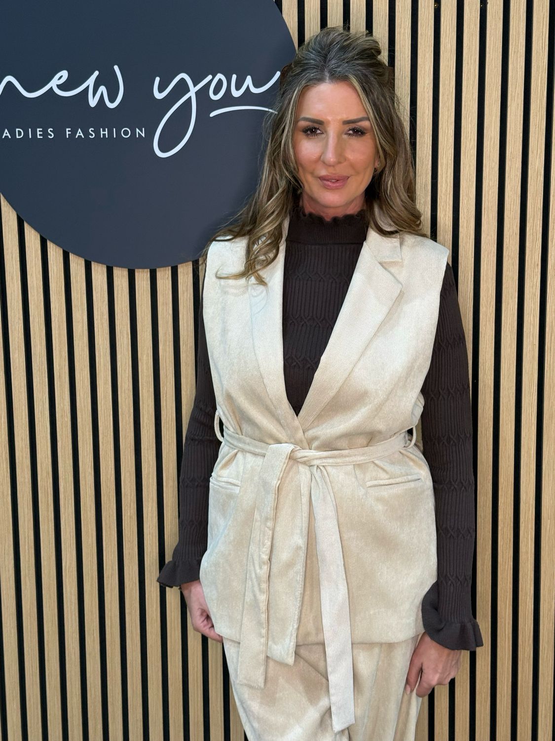 Corduroy Co-Ord Set - Beige