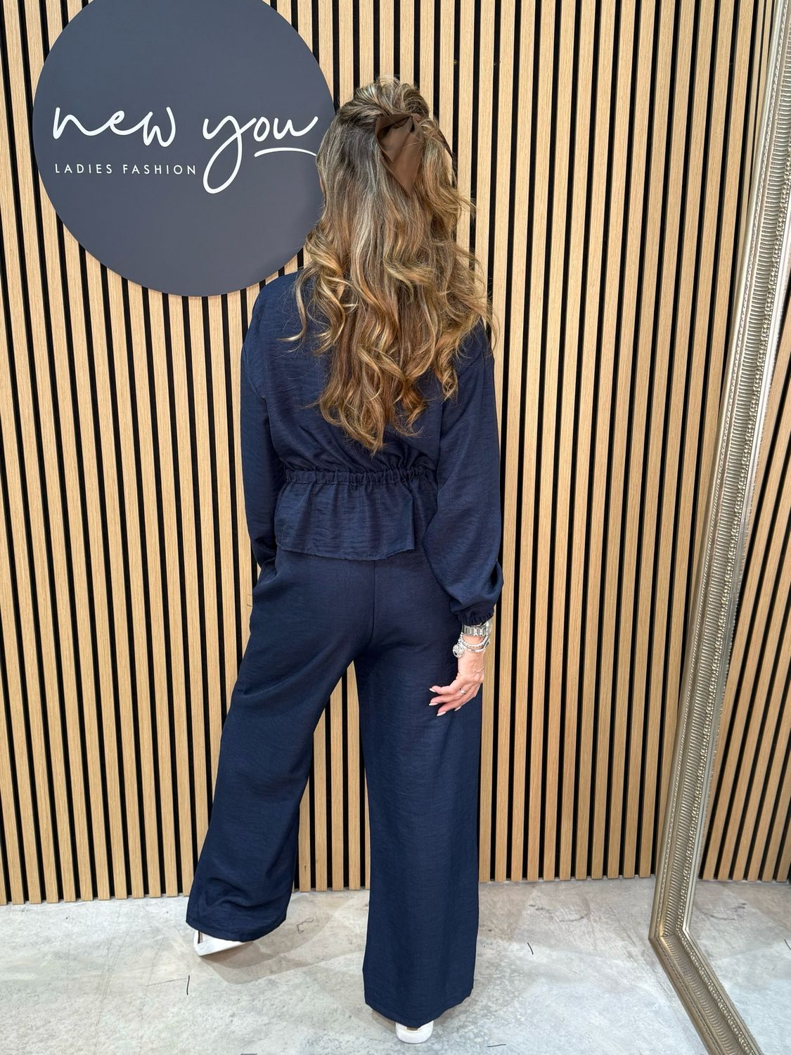 Bree - Zip Up Co-Ord Set - Navy