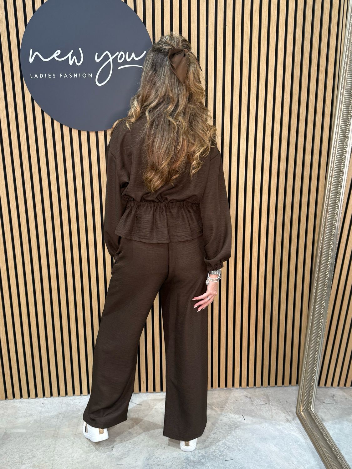 Bree - Zip Up Co-Ord Set - Brown