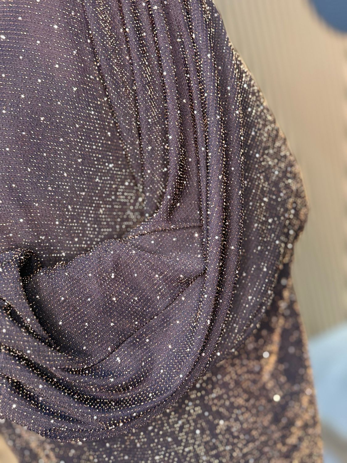 Relaxed Fit Sparkle Dress - Black