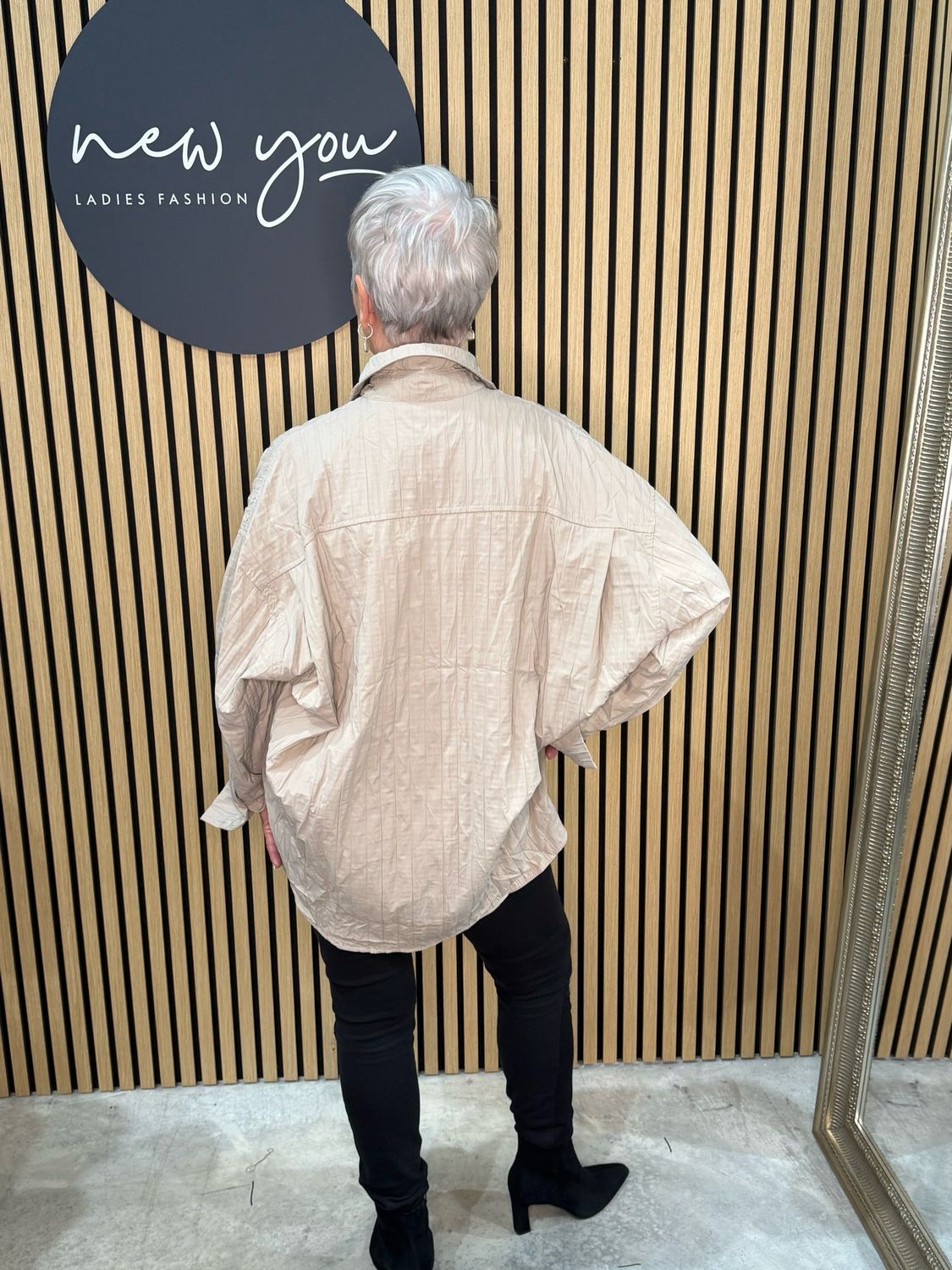 Stella Milani - Oversized Shirt - Beige