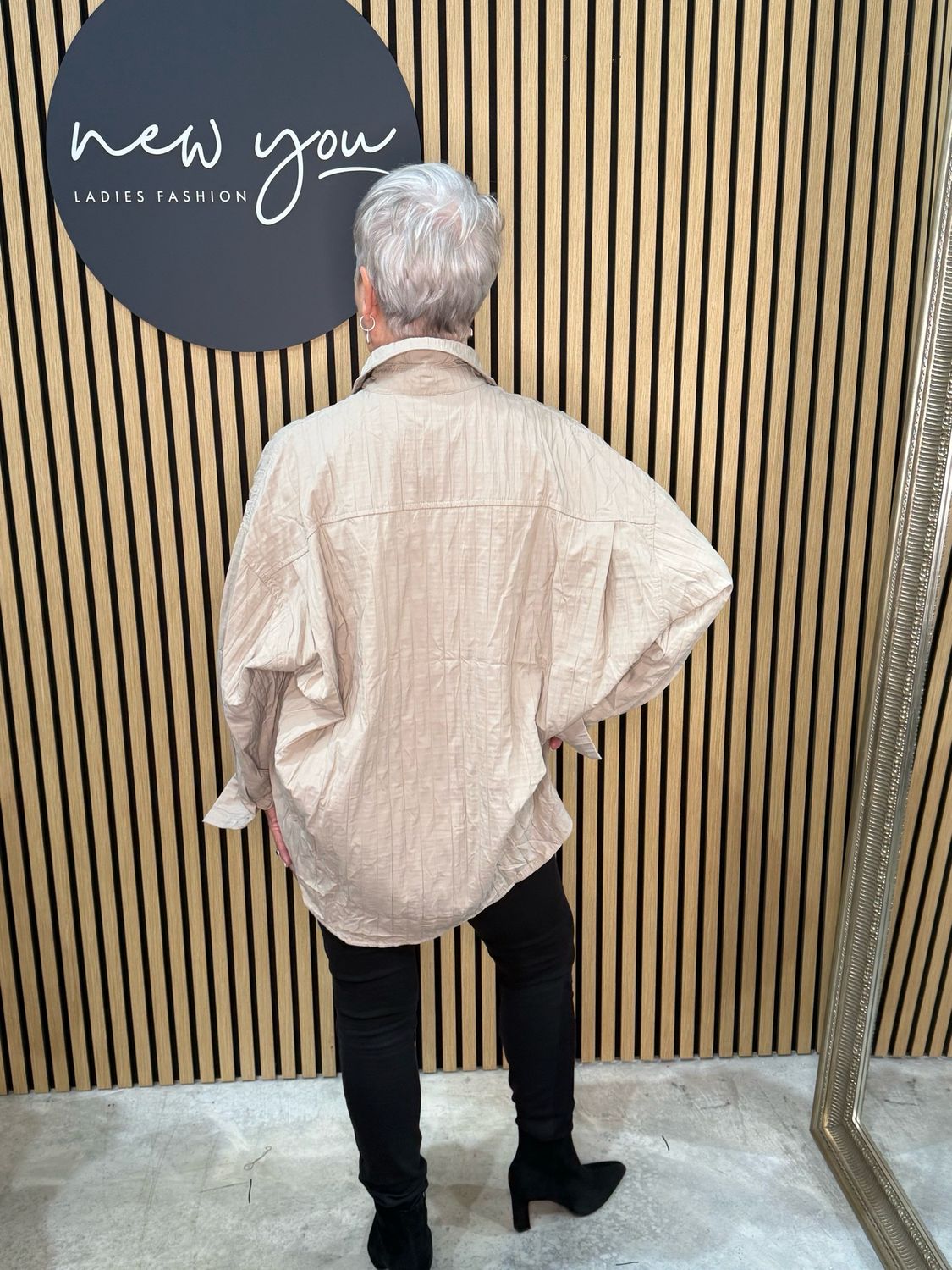 Stella Milani - Oversized Shirt - Beige