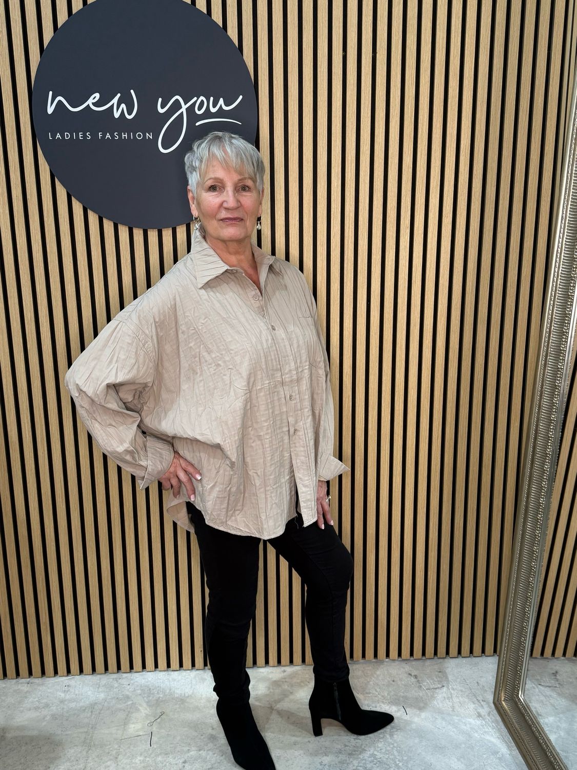 Stella Milani - Oversized Shirt - Beige