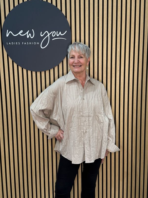 Stalls Milani - Oversized Shirt - Beige