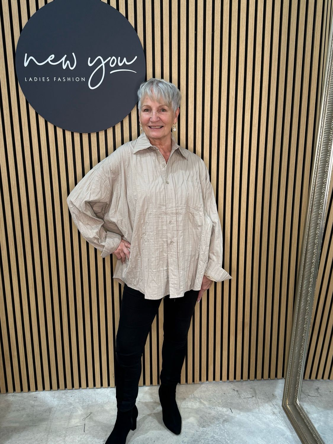 Stella Milani - Oversized Shirt - Beige