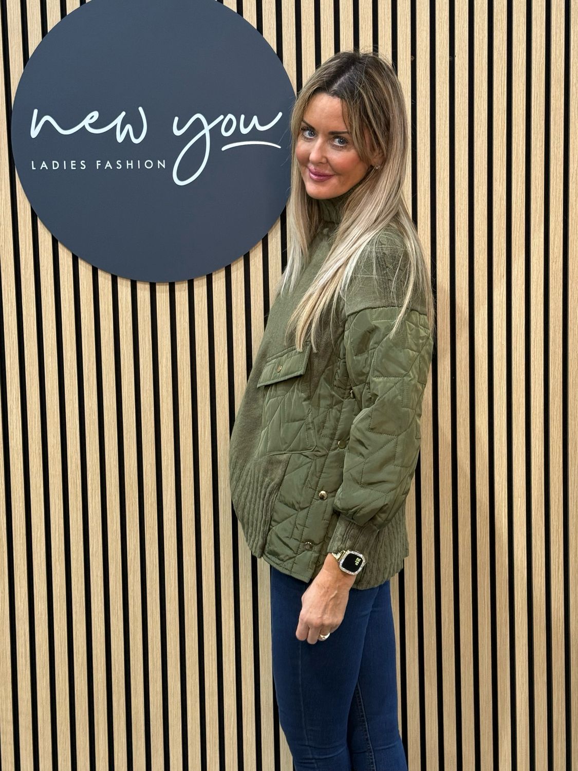 Military Style Jumper - Khaki