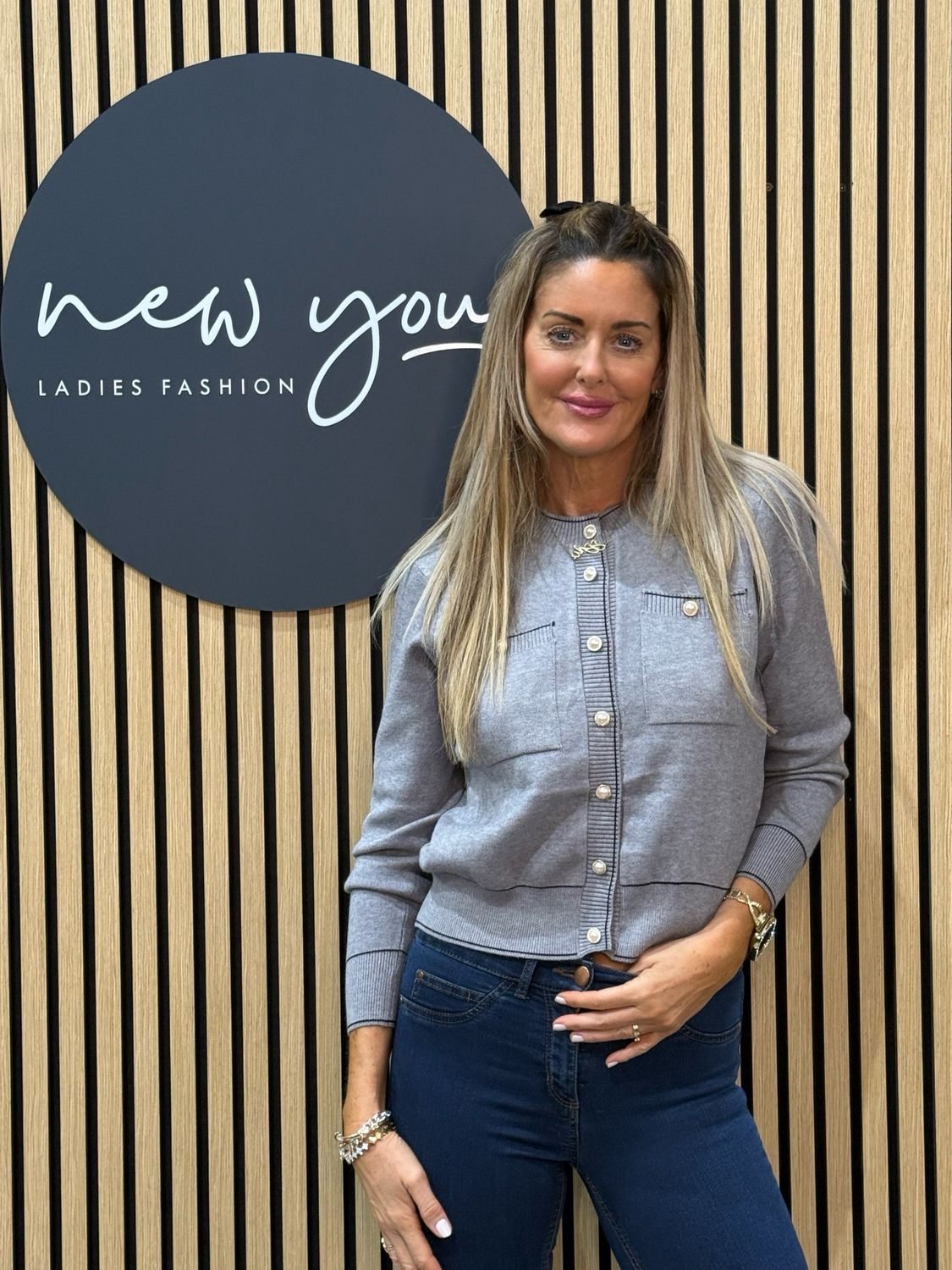 Soft Knit Cardigan - Grey