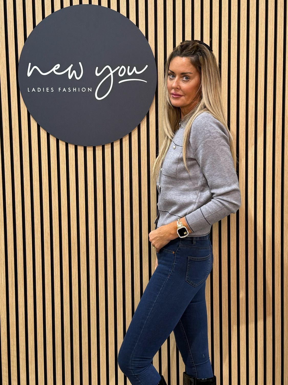 Soft Knit Cardigan - Grey