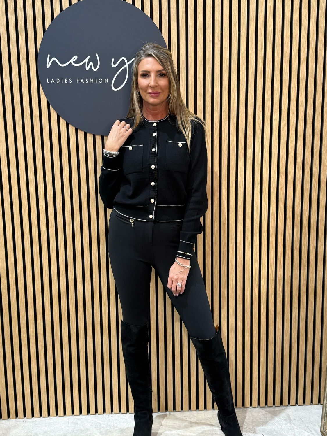 Soft Knit Cardigan - Black