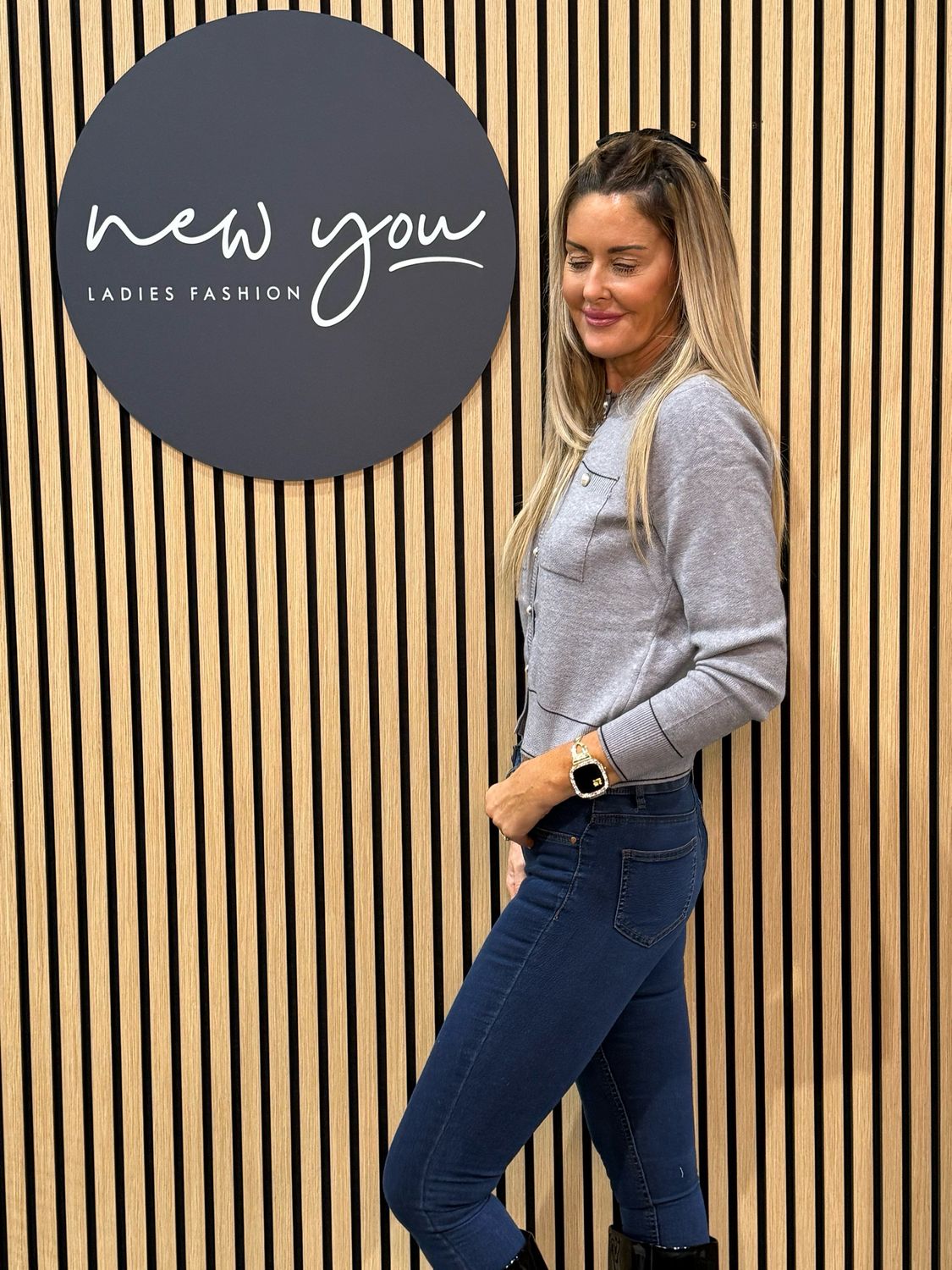 Soft Knit Cardigan - Grey