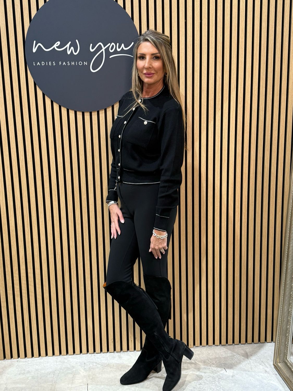 Soft Knit Cardigan - Black