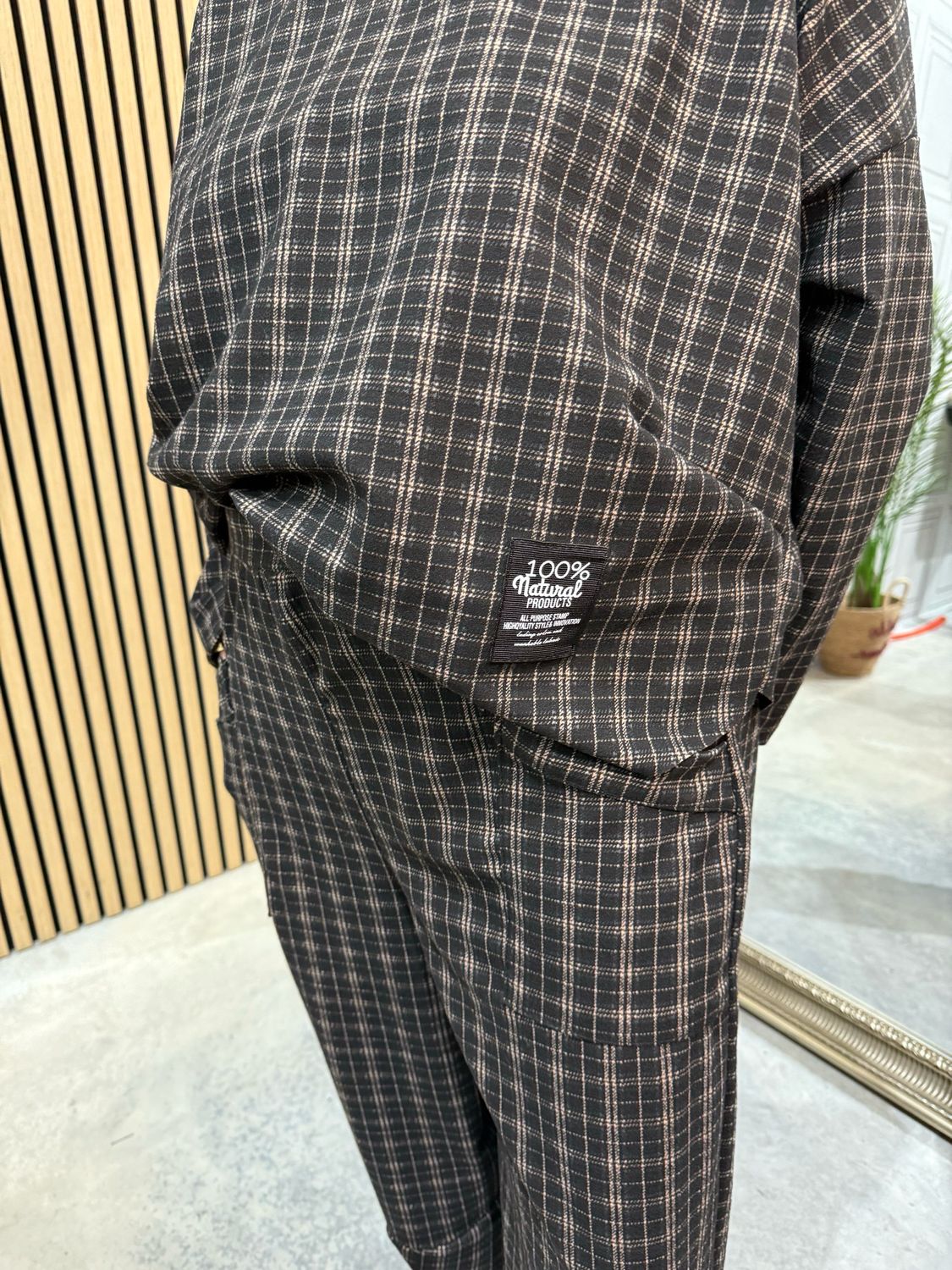 Relaxed Co-ord Set - Checked