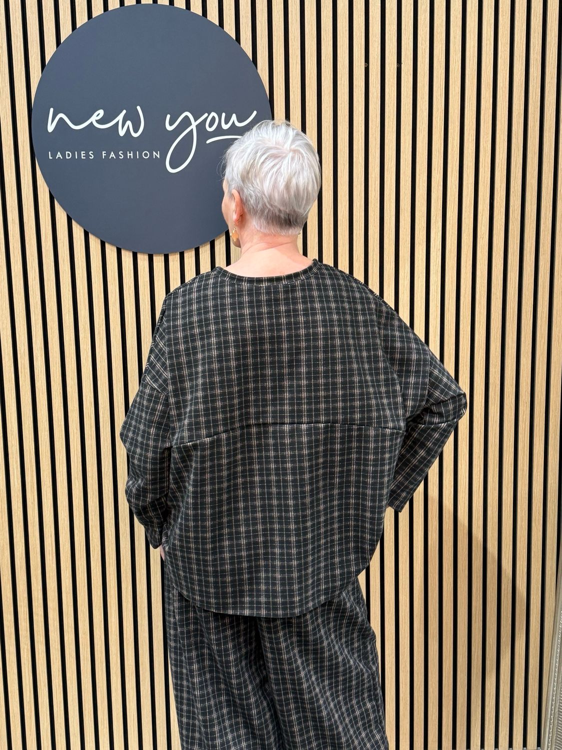 Relaxed Co-ord Set - Checked