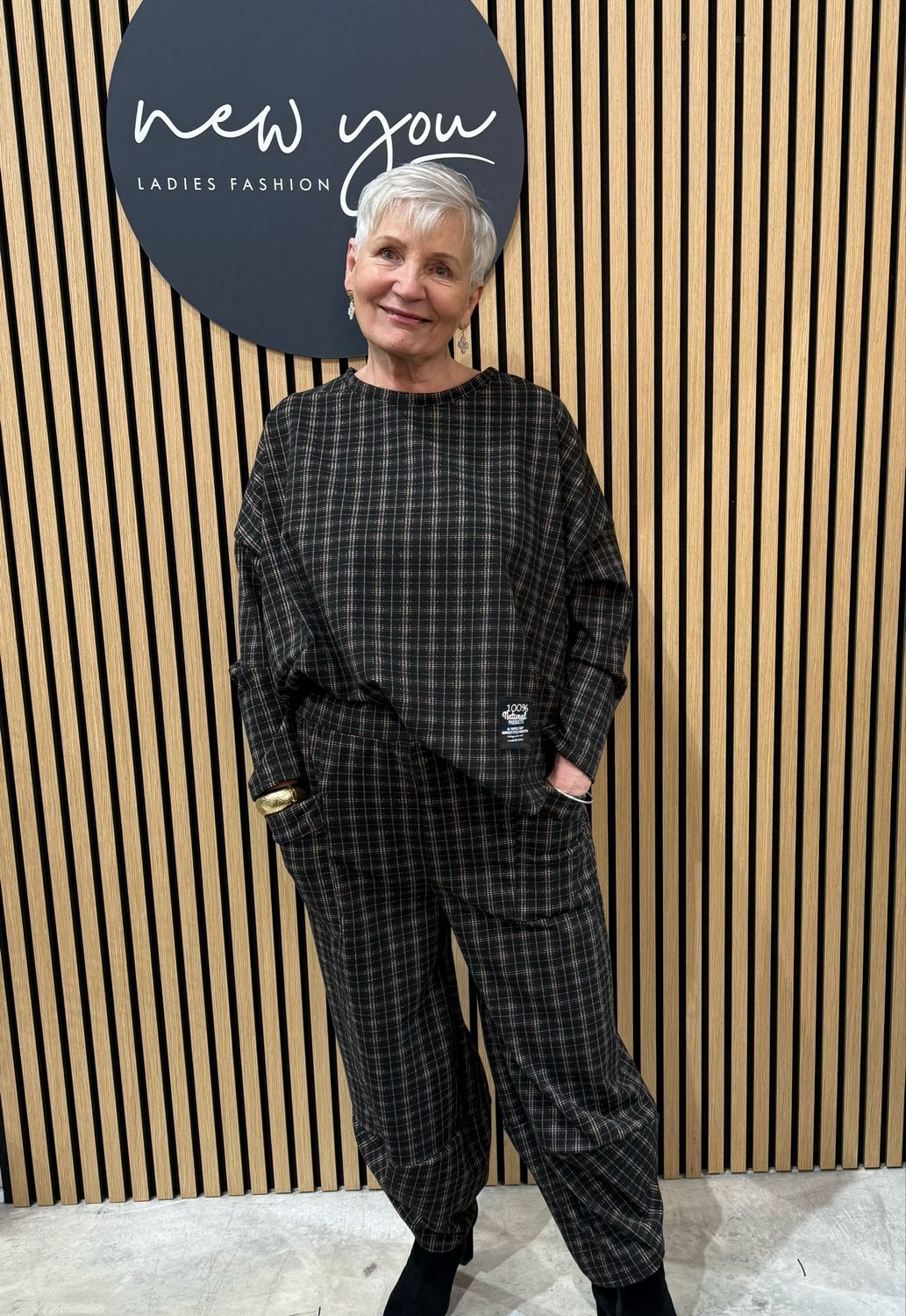 Relaxed Co-ord Set - Checked