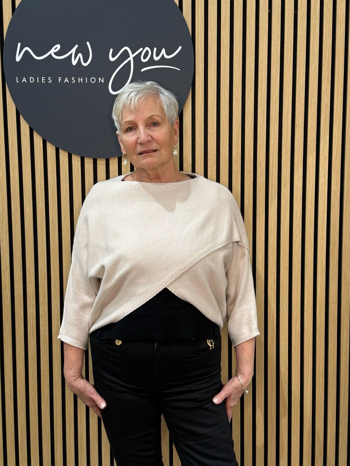 Jumperoo Batwing Jumper - Cream