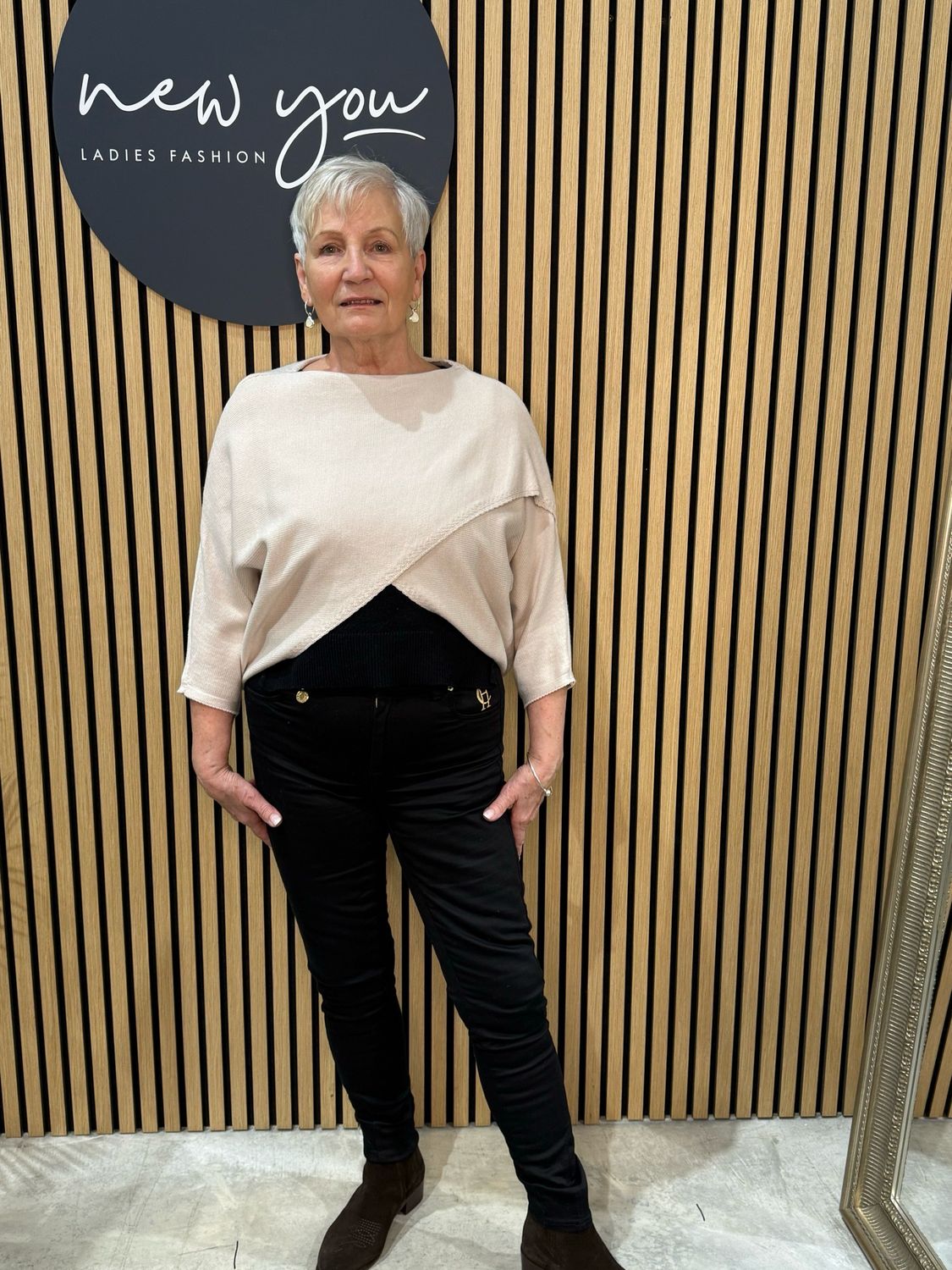 Jumperoo Batwing Jumper - Cream