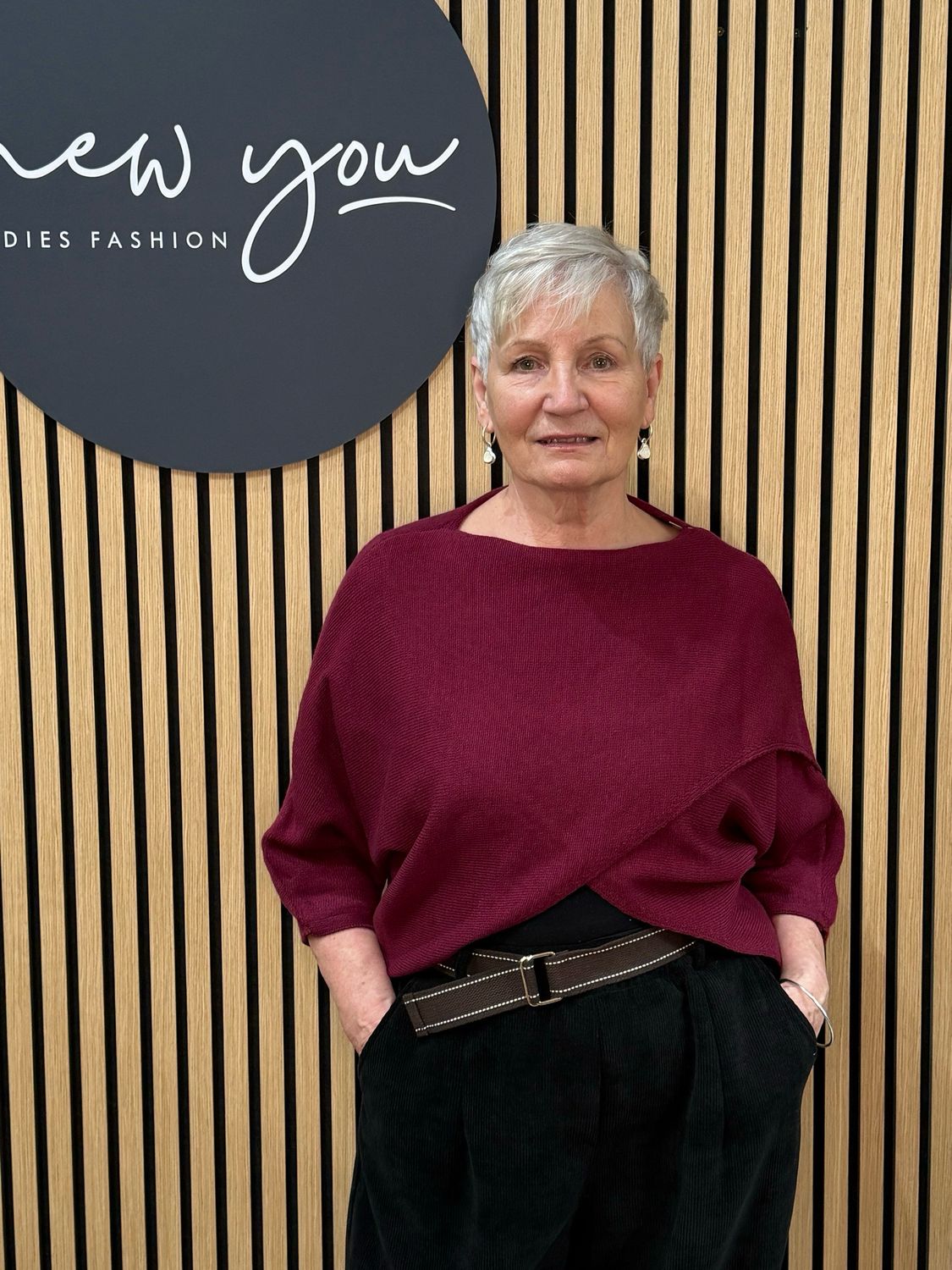 Jumperoo Batwing Jumper - Burgundy