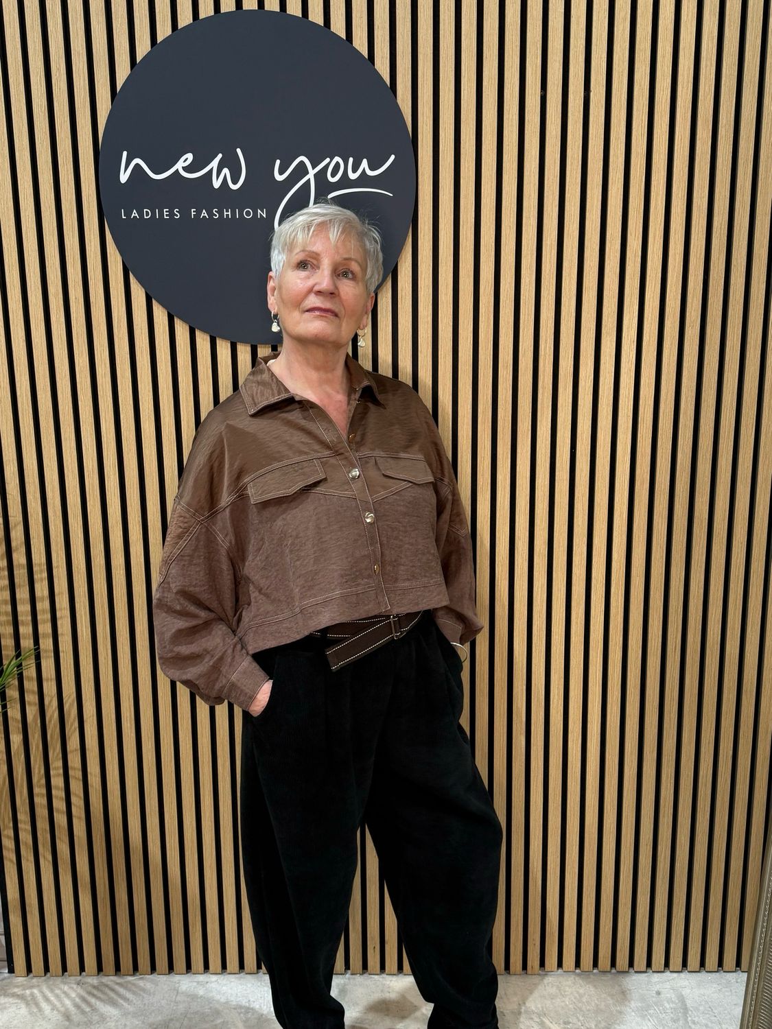 Relaxed Cord Trousers - Black