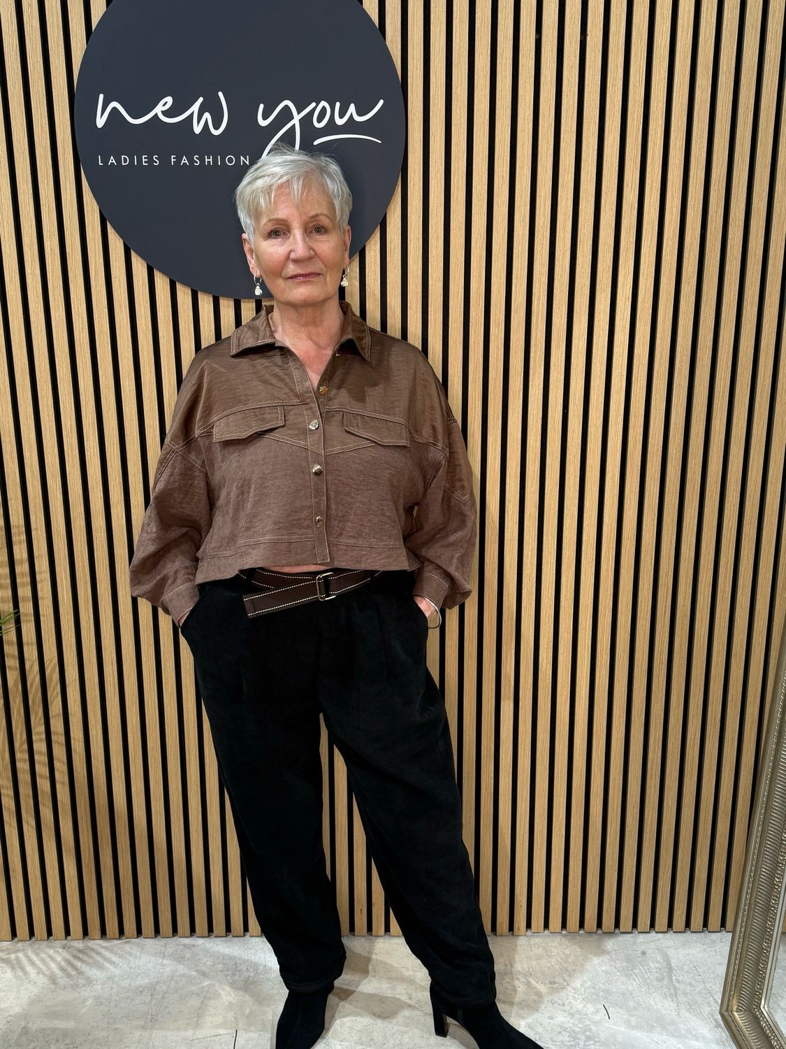 Relaxed Cord Trousers - Black