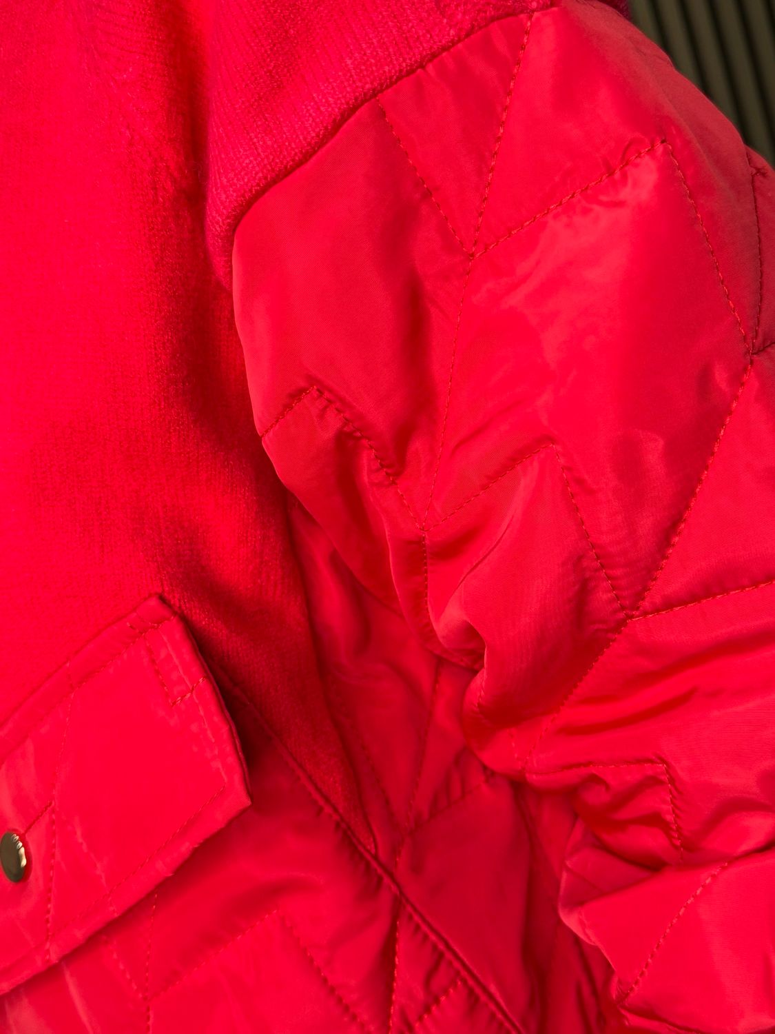 Military Style Jumper - Red