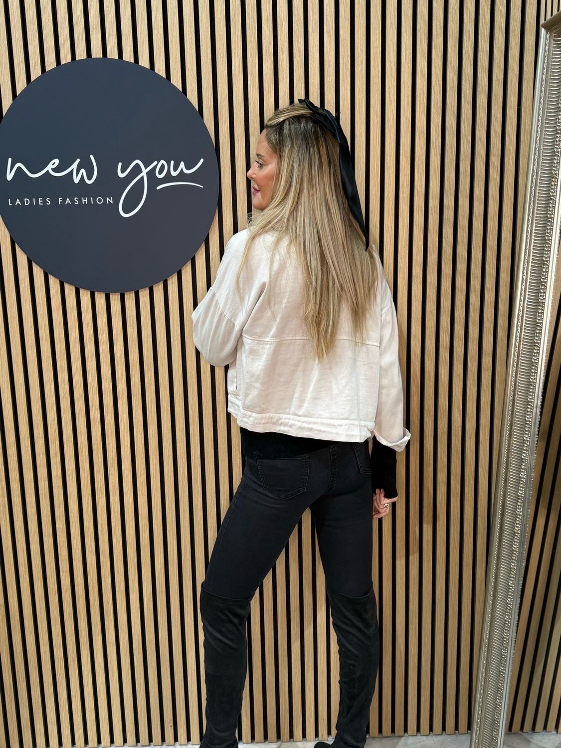 Cropped Utility Jacket - Cream