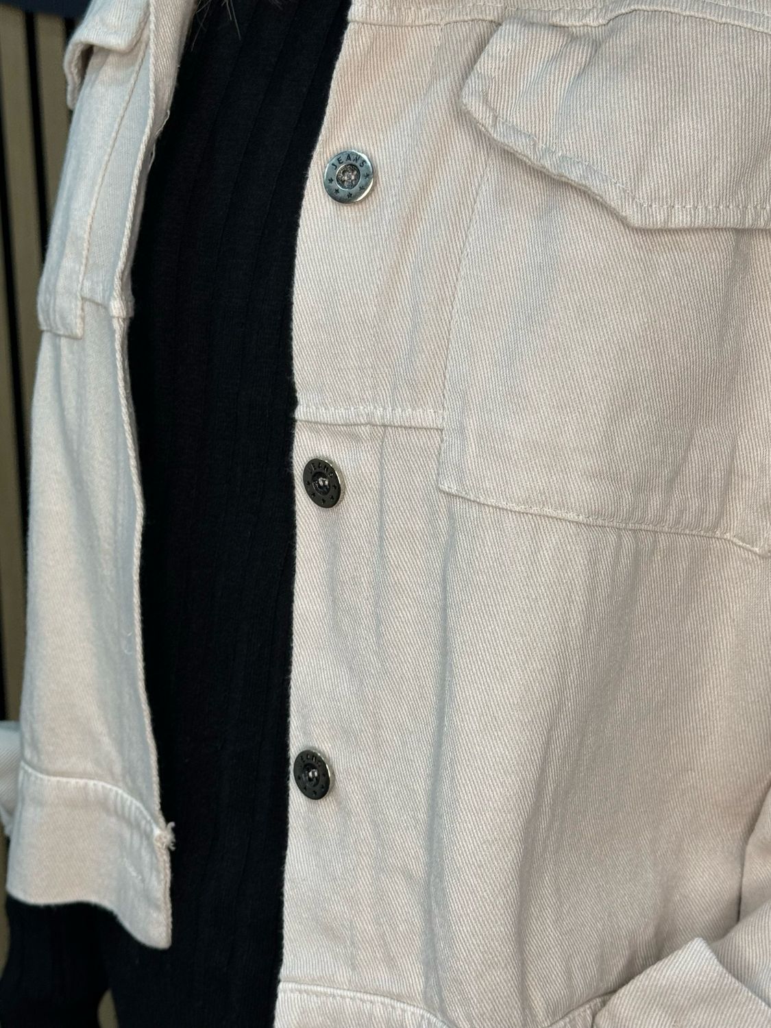 Cropped Utility Jacket - Cream