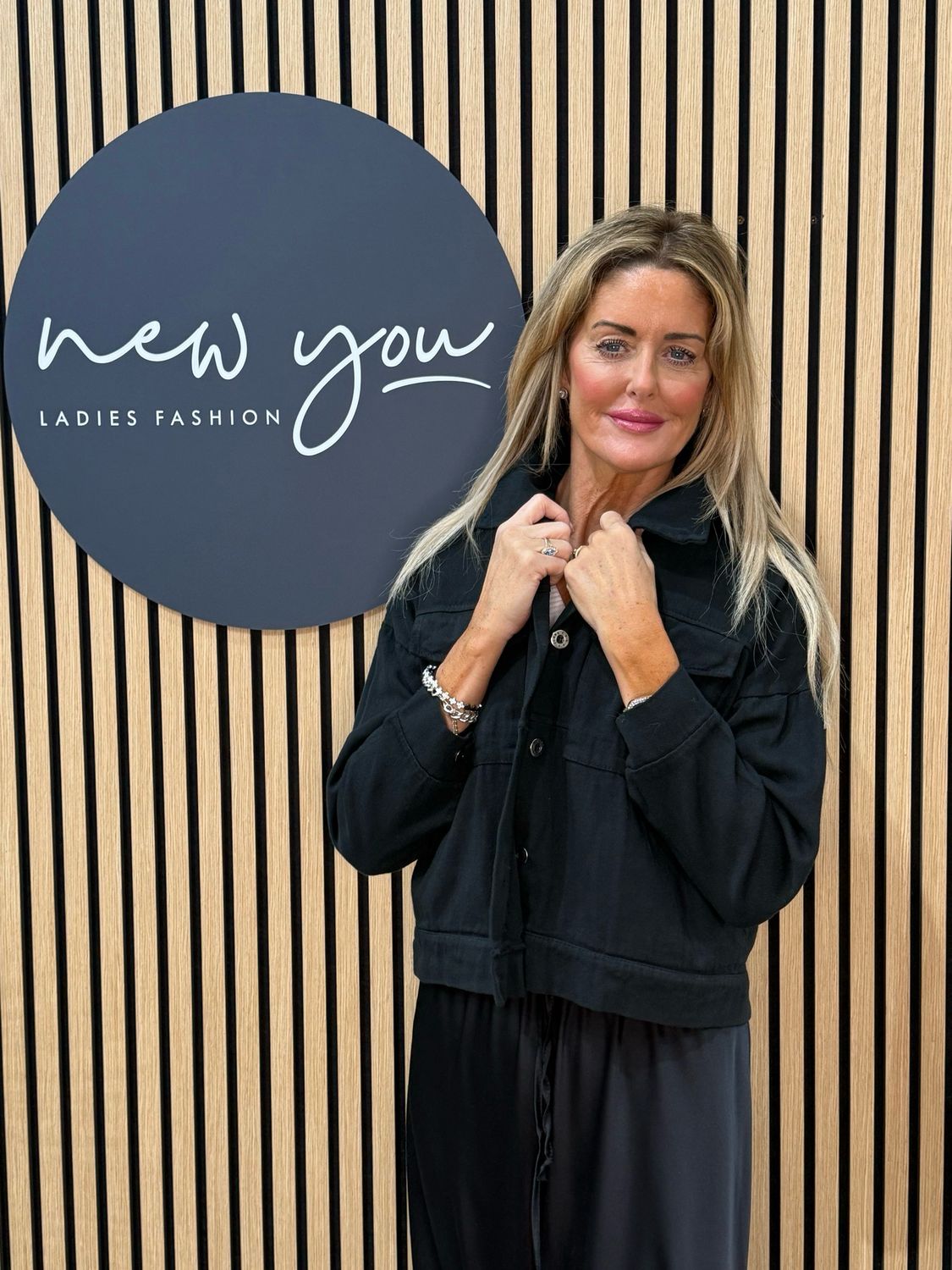 Cropped Utility Jacket - Black