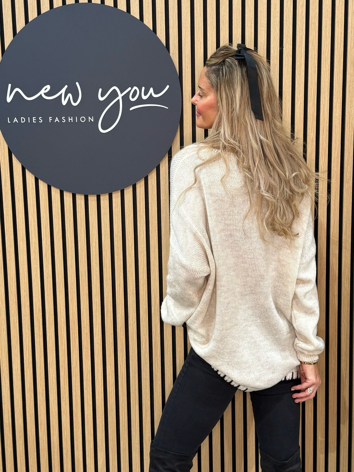 Star Knit Jumper - Cream