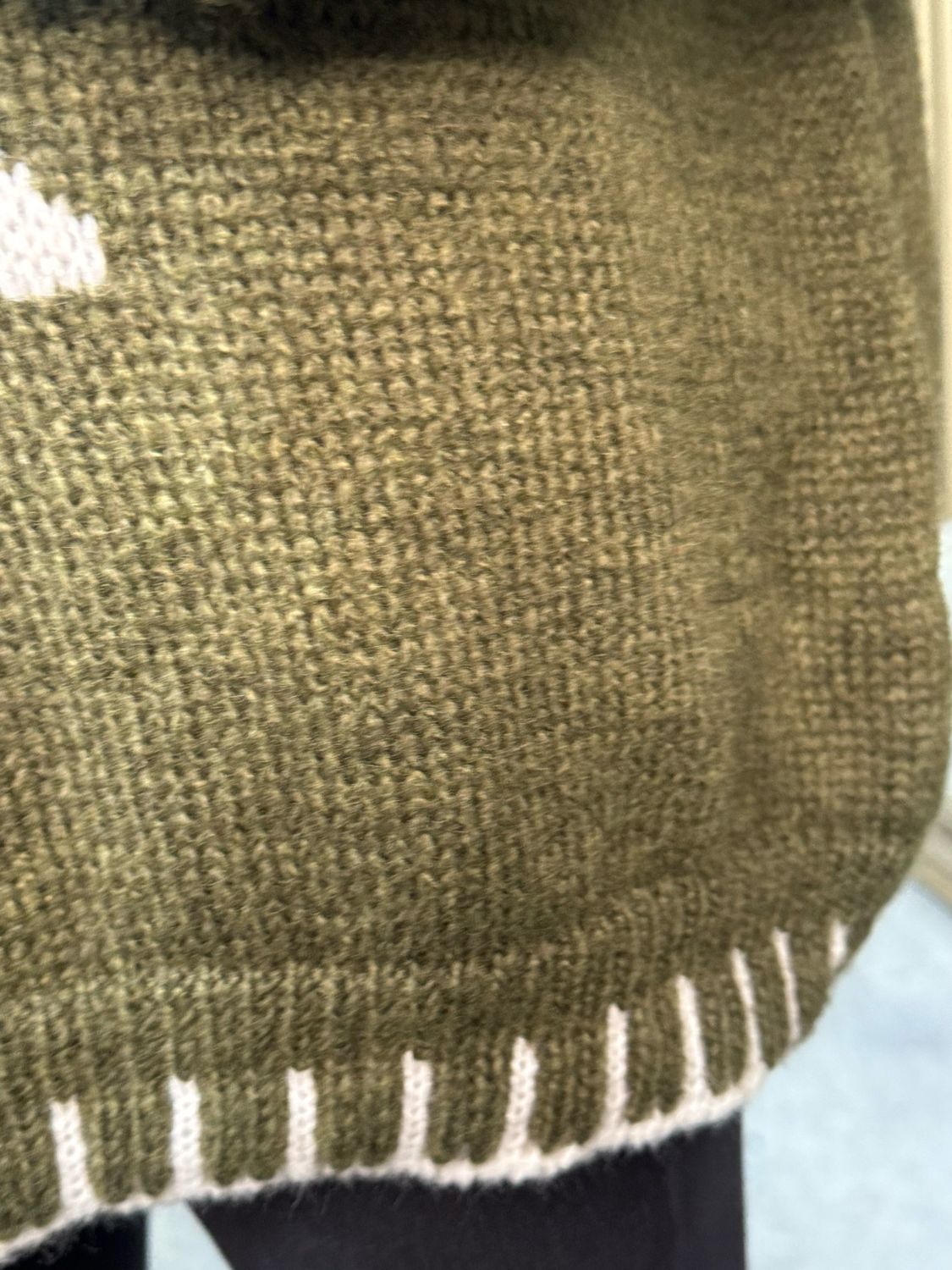 Star Knit Jumper - Khaki