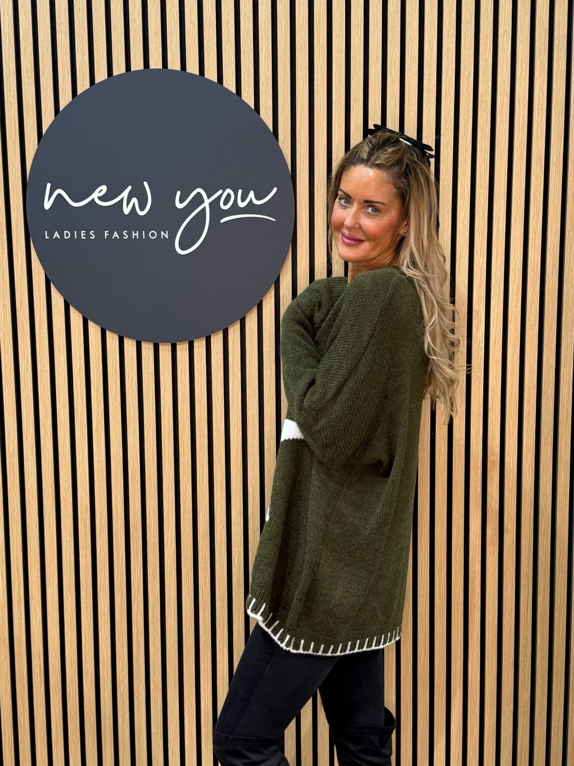 Star Knit Jumper - Khaki