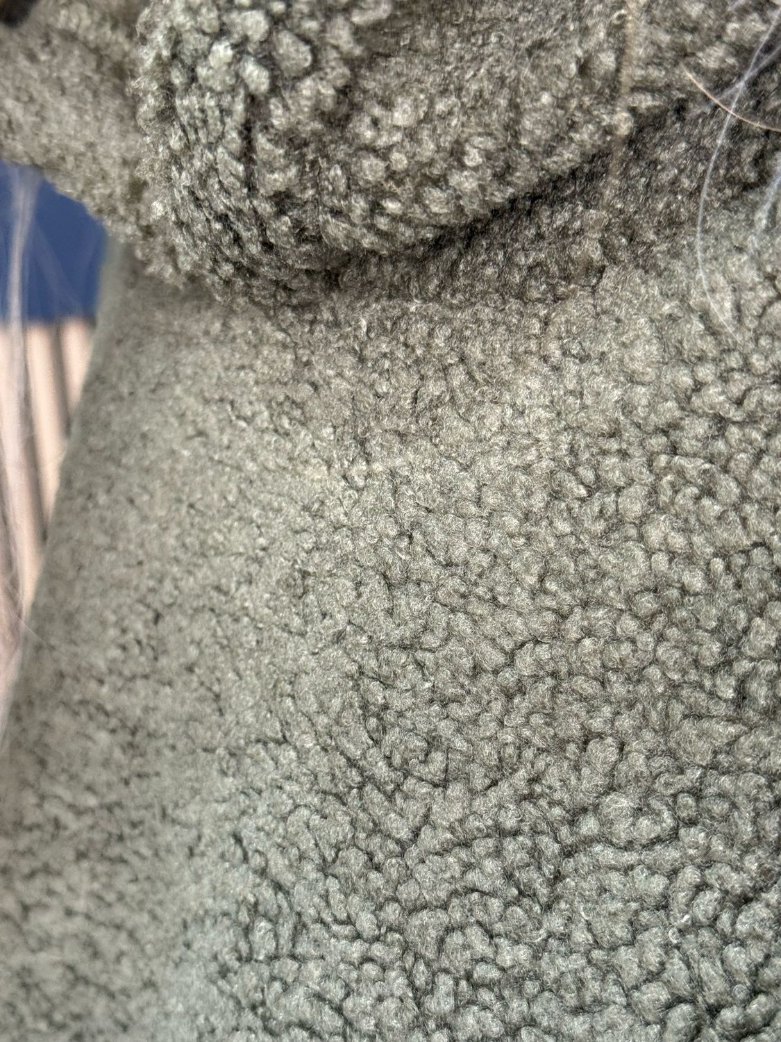 Cosy Fleece Hoodie - Khaki