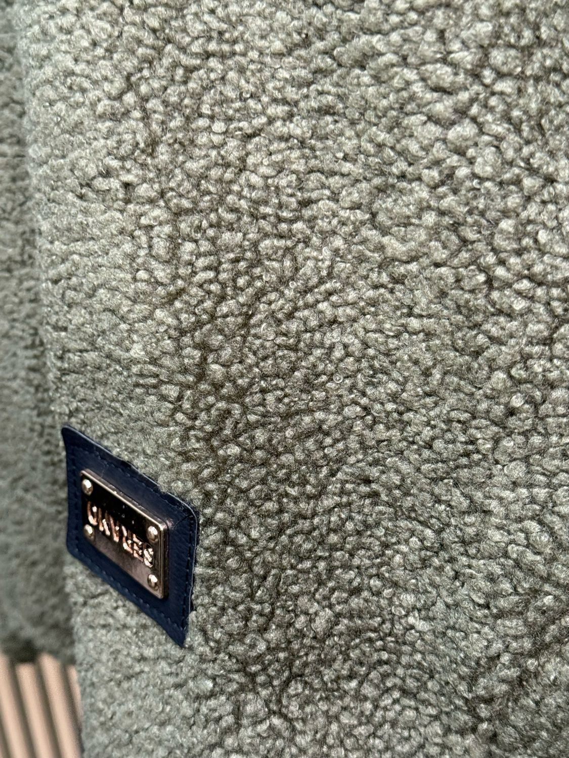 Cosy Fleece Hoodie - Khaki