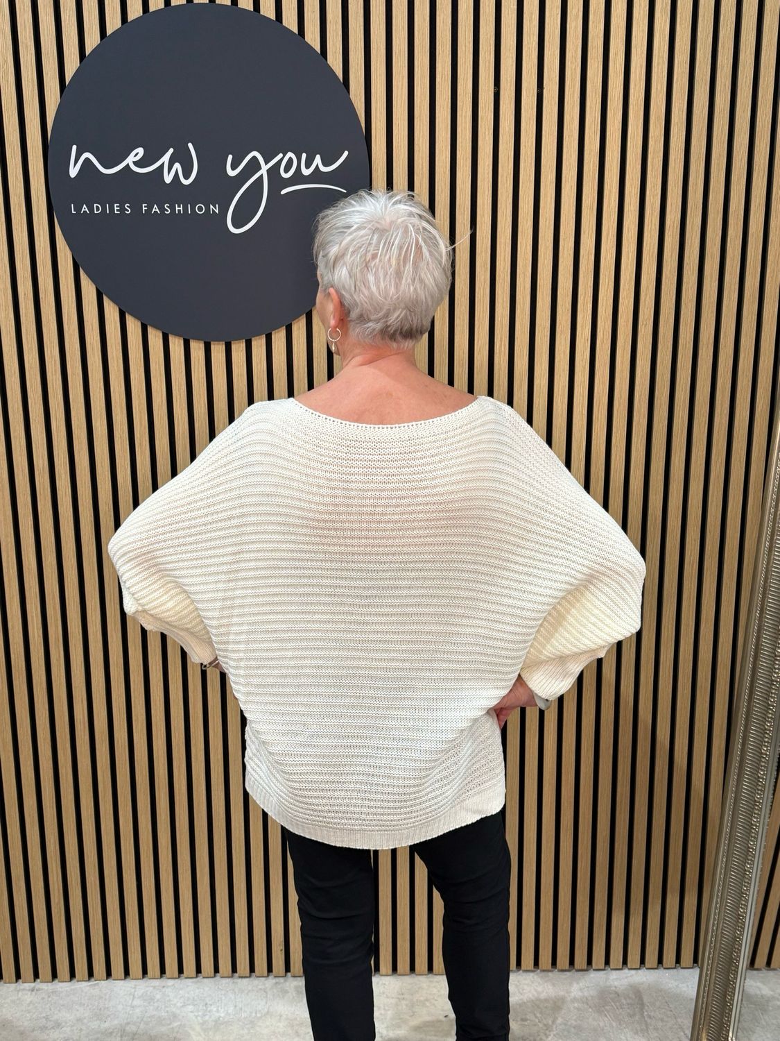 Merry Christmas Knit Jumper - Cream