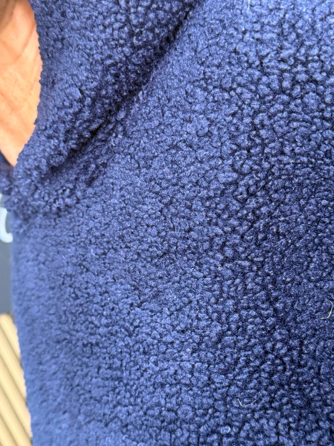 Cosy Sherpa Hoodie - Navy