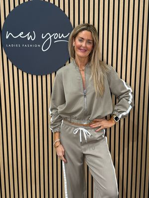 Sport Luxe Co-Ord - Taupe