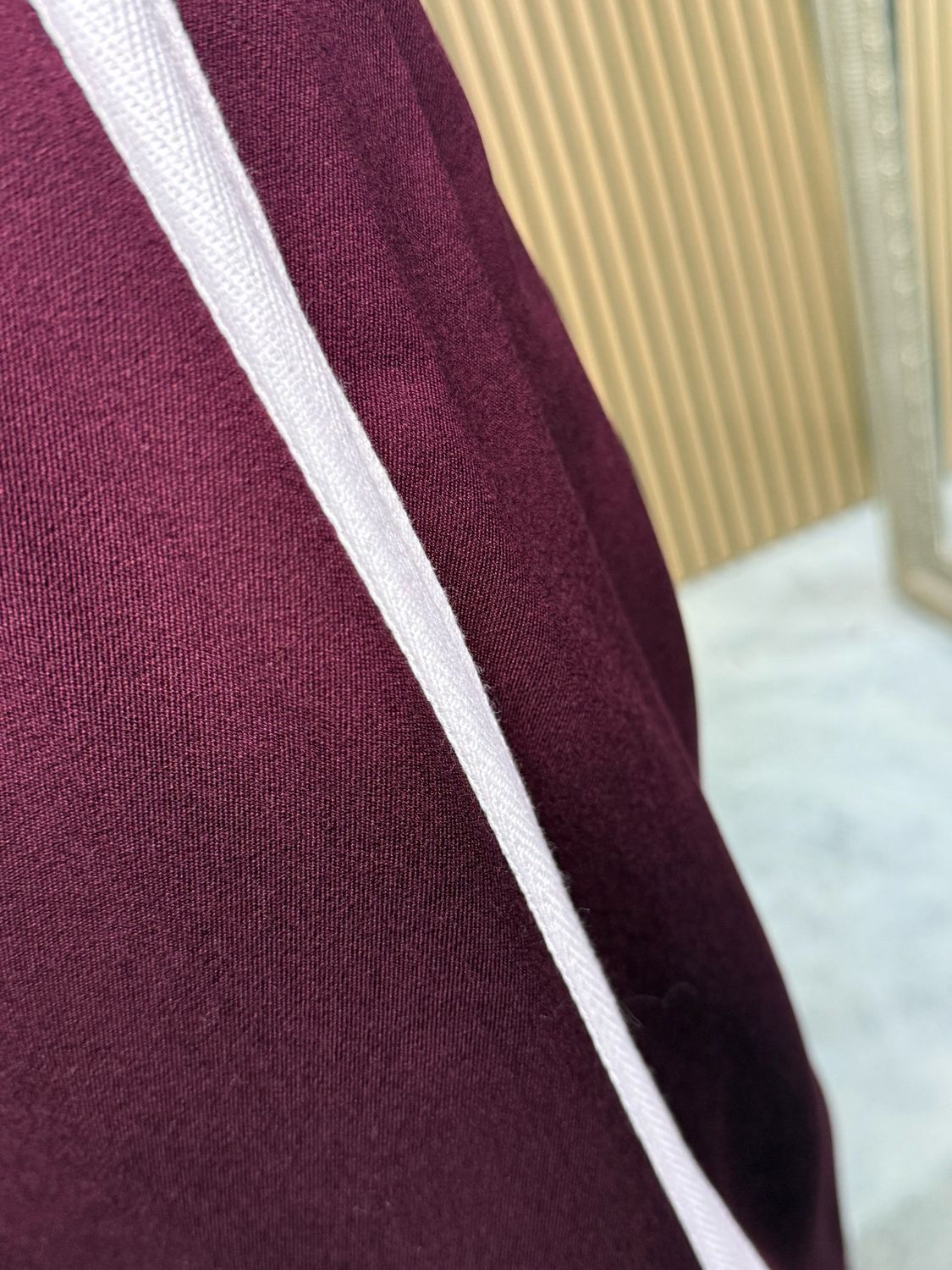 Sport Luxe Co-Ord - Burgundy