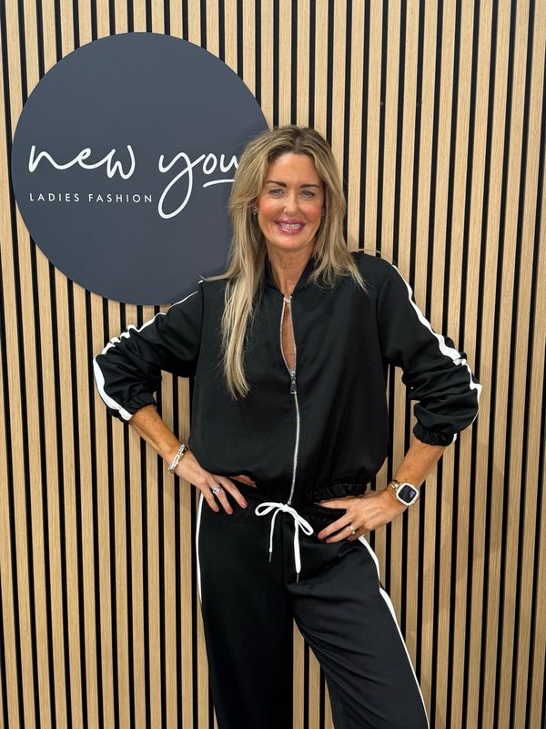 Sport Luxe Co-Ord - Black